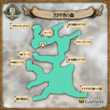 オクトパストラベラーのささやきの森