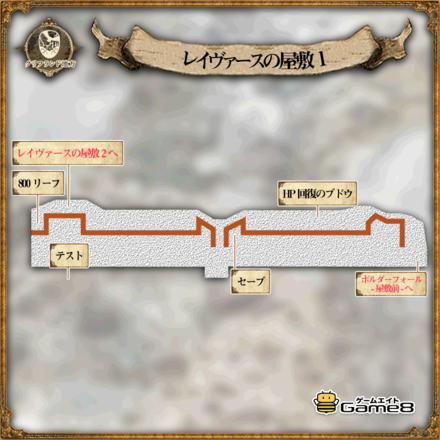 オクトパストラベラーのレイヴァースの屋敷1