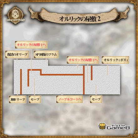 オクトパストラベラーのオルリックの屋敷2