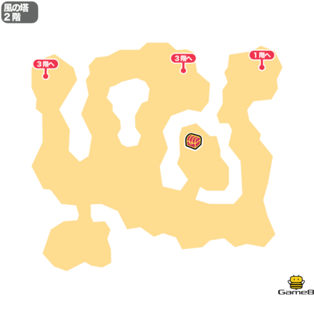 ドラクエ7の風の塔の2階