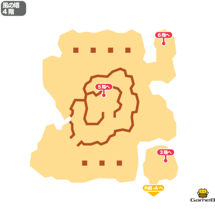 ドラクエ7の風の塔の4階