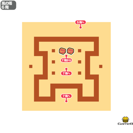 ドラクエ7の風の塔の6階