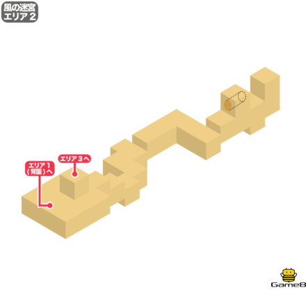 ドラクエ7の風の迷宮のエリア2