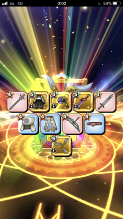 ガチャ結果の画像