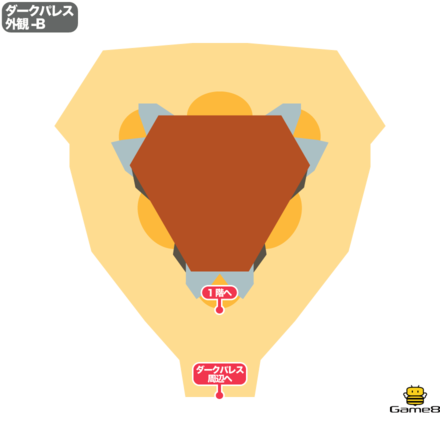 ドラクエ7のダークパレスの外観-B