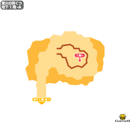 オクトパストラベラーの業火の洞くつの地下1階-A