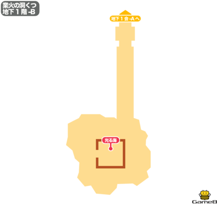 オクトパストラベラーの業火の洞くつの地下1階--B