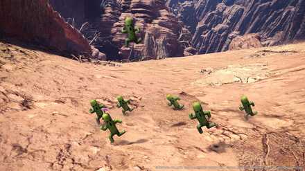 サボテンダーたちを捕獲しよう