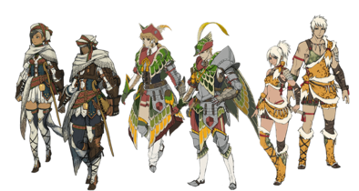 クロス 女 見た目 ダブル モンハン 装備 MHXX 見た目装備