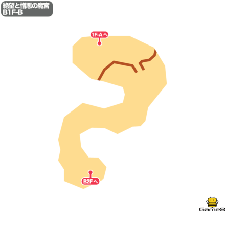 ドラクエ9の絶望と憎悪の魔宮のB1F-B