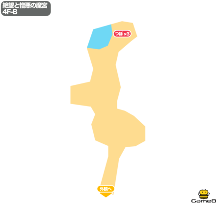 ドラクエ9の絶望と憎悪の魔宮の4F-B