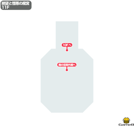 ドラクエ9の絶望と憎悪の魔宮の11F