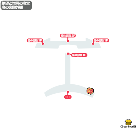 ドラクエ9の絶望と憎悪の魔宮の魔の宮殿外観