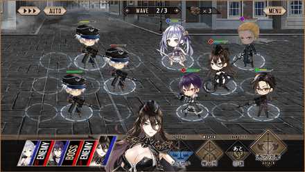 プレカトゥス バトル画面