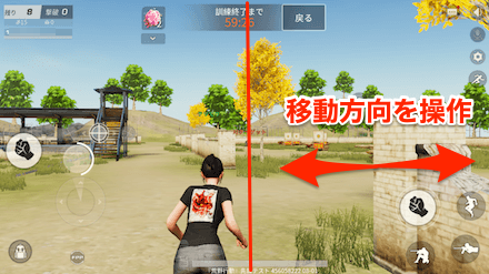 移動方向　画像