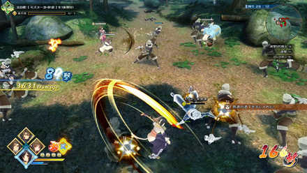 うたわれるもの斬 ゲーム画面