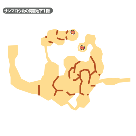 サンマロウ北の洞窟地下１階