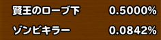 目玉装備排出確率の画像