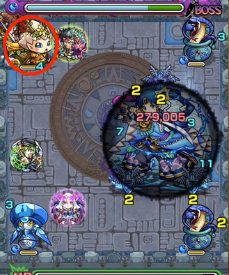 水の神殿(時の間)のわくりん出現位置2