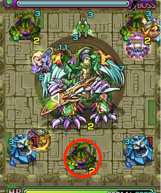 木の神殿(時の間)のわくりん出現位置1