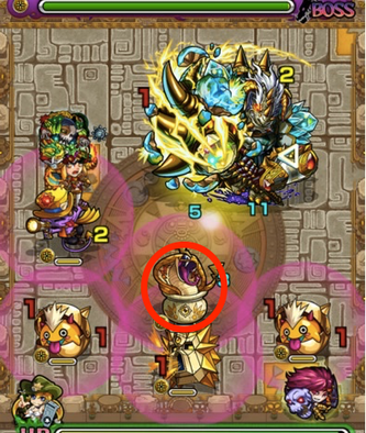 光の神殿(時の間)のわくりん出現位置2