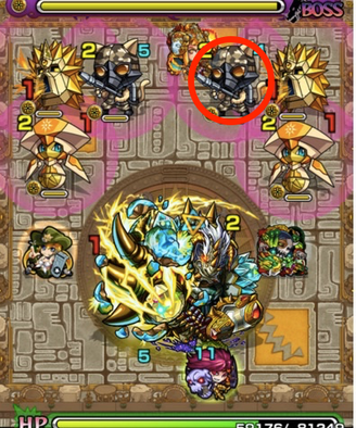 光の神殿(時の間)のわくりん出現位置3