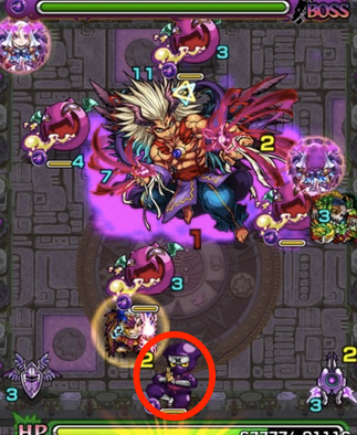 闇の神殿(時の間)のわくりん出現位置3