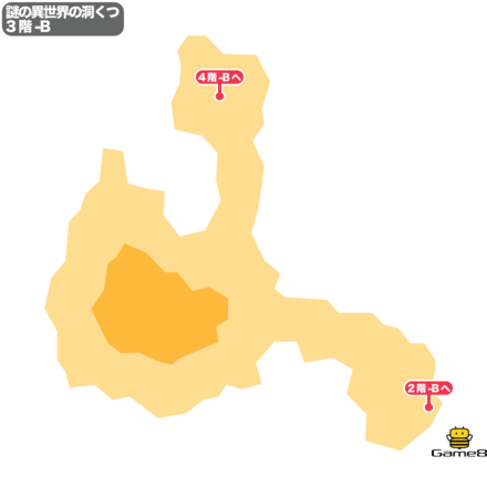 ドラクエ7の謎の異世界の洞くつの3階-B