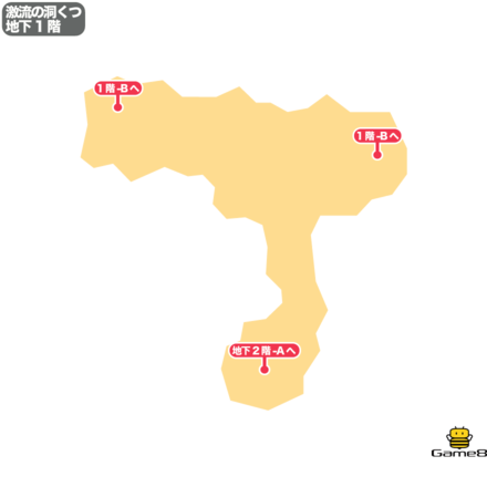ドラクエ7の激流の洞くつの地下1階