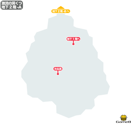 ドラクエ7の激流の洞くつの地下2階-A