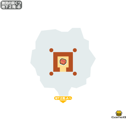 ドラクエ7の激流の洞くつの地下2階-B