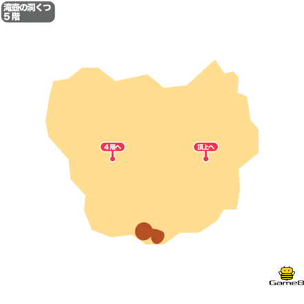 ドラクエ7の滝壺の洞くつ5階