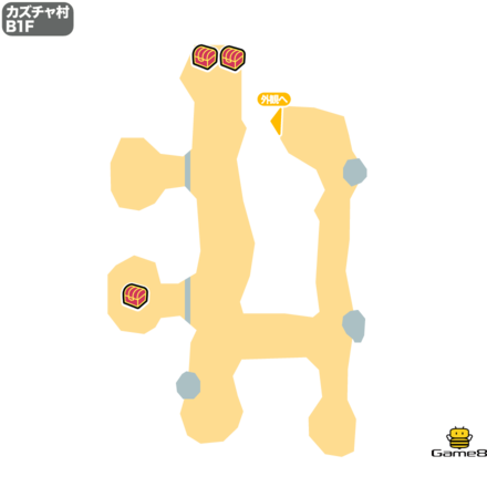ドラクエ9のカズチャ村のB1F
