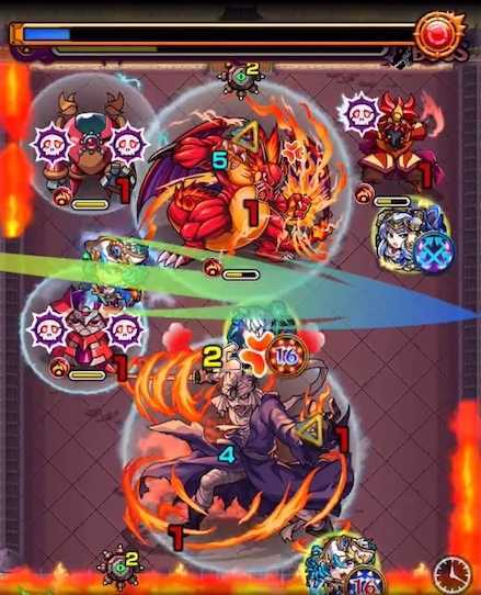 志々雄真実のボスステージ3ザコ召喚後