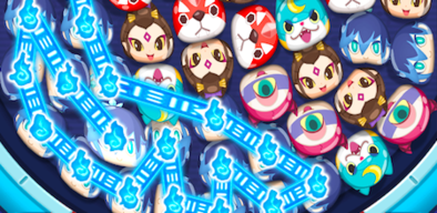 ぷにを繋げている瞬間