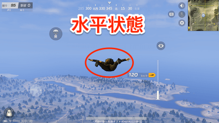 水平状態　画像