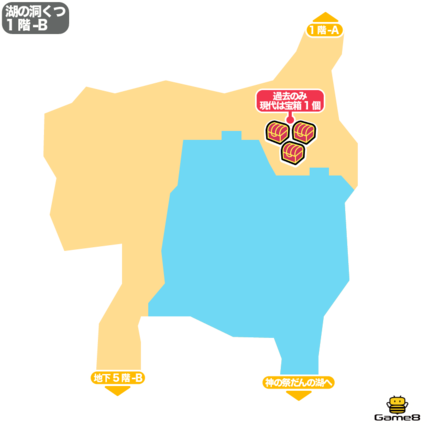 湖の洞くつ1階-B