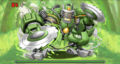 炎と木の古代龍の幻獣