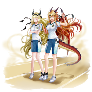 オセロニアの2年F組・ベルーガ&エクロの画像
