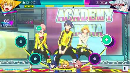 ダンキラ ゲーム画面