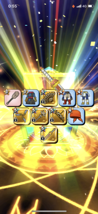 ガチャ結果の画像