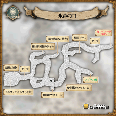 オクトパストラベラーの氷竜の口