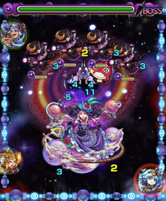 乱闘!モンスト宇宙大戦のステージ画像