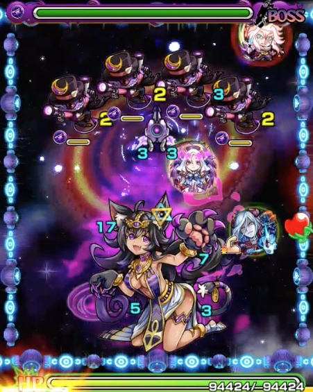 乱闘!モンスト宇宙大戦のステージ画像