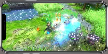 クレサマルス物語 ゲーム画面