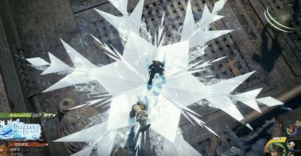 技が映画を再現している