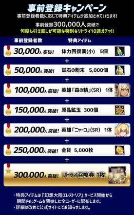 エレストリア 事前登録