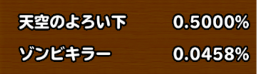 目玉装備排出確率の画像
