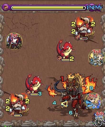 火の獣神竜を求めてステージ2攻略召喚後.jpg