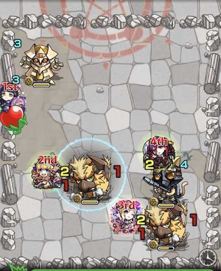 光の獣神竜を求めてボスステージ1召喚後